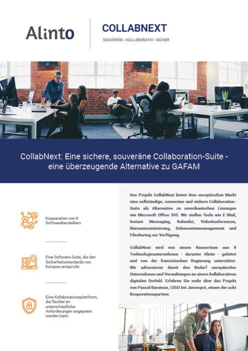 Brochure - Alinto - CollabNext - apercu - DE